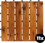 Linder Exclusiv Akácia terasz burkolólap 30x30 cm 11 db (AF1000-11ks)