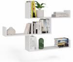  Rafturi de Perete KOBI pentru Living ALB Raft