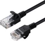 MicroConnect V-UTP6015S-SLIM hálózati kábel (U/UTP CAT6 1.5M Black Slim) (U/UTP CAT6 1.5M Black Slim)