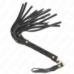 Kink Impact & Touch KINK - fekete bársony mini ostor, 30 cm (ESD-240703A11X)