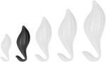 DarkSil Bulby - prémium szilikon anális dugó M (14 x 7 cm) feketében (ES44219_0B22X)