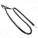 Kink Impact & Touch KINK - hosszú, fényes PVC ostor 138 cm (ESD-240688A11X)