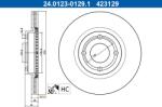 ATE Brzdový kotúč ATE 24.0123-0129.1 (24.0123-0129.1)