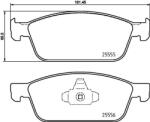 BREMBO Fékbetét készlet BREMBO P 24 199 for FORD (P 24 199)
