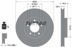 TEXTAR féktárcsa TEXTAR 92267203 for CITROËN, OPEL (92267203)