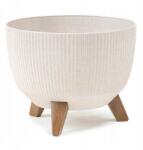 HowHomely Rosa Eco virágcserép fehér (HH-ROSA-L-W-B-24)