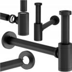 Granitan Mosdószifon Sárgaréz Fekete Fürdőszoba Modern Állítható (SYFON + KLIK KLAK)