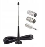  Teleszkópos Álló Fm Rádióantenna 4 Különböző Csatlakozóval 300 CM Mágnes (015706400122)