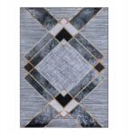 StandHeiz Szőnyeg 160x220 CM Nappaliba Szürke Arany Modern Csúszásgátló Glamour (59D)