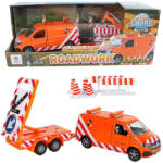 Kidsglobe Útkarbantartó Volkswagen T1 forgalomterelő utánfutóval (510365)