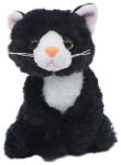 Bear Impex Ülő fekete cica plüssfigura - 14 cm-es (670022)