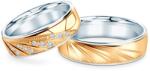 SAVICKI Verighete: aur bicolor, emisferice, 6 mm - savicki - 18 470,00 RON