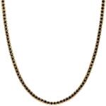 SAVICKI Colier tennis aur 585 diamante negre 4.380 ct 42 cm