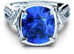 SAVICKI Inel SAVICKI: aur alb, safir albastru, diamante - savicki - 84 458,00 RON