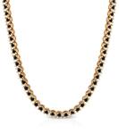 SAVICKI Colier tennis aur 585 diamante negre 6.900 ct 3, 8 mm 42 cm