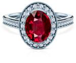 SAVICKI Inel Savicki: aur alb, rubin, diamante - savicki - 91 687,00 RON