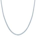 SAVICKI Colier tennis aur alb 585 diamante albe de laborator 3.300 ct 2, 5 mm 42 cm