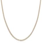 SAVICKI Colier tennis din aur 585 cu diamante albe 3.300 ct 2, 5 mm 40 cm