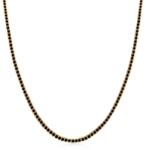 SAVICKI Colier tennis din aur 585 cu diamante negre 3.300 ct 2, 5 mm 40 cm