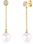 SAVICKI Cercei Savicki: aur, perle, diamante
