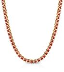 SAVICKI Colier tennis aur 585 rubine 9.200 ct 3, 8 mm 42 cm