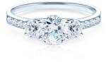 SAVICKI Inel de logodnă Dream: aur alb, diamant - savicki - 19 193,00 RON