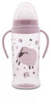  Lorelli My Friend Tanulópohár Szimmetrikus szilikon csőrrel, Rózsaszín bárány 6+ hó (360 ml/db) - babybear