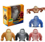  Gorilla antistressz játék, squishy, 10x10x5cm-es dobozban, 250g, többféle (KTO-221872) - mesescuccok