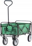 Garden Line Kocsi Összecsukható Fekete 116X54X90 Szállító Utánfutó 145L (WOZ5168)