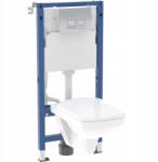 Geberit Duofix Basic Delta35 Selnova Square vázkészlet (118.340.21.3)