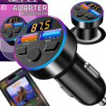 RETOO Fm Adó Bluetooth Töltő MP3 2x Usb LCD Képernyő 3az1ben Multifunkciós (transmiter bt E810)