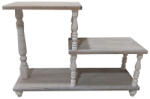 AdTrend Raft pardoseala lemn gri 120 x 40 x 88, 5 cm (119307) Raft
