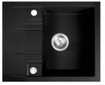FERRO Mezzo II 1 kamrás gránit mosogató csepegtetővel 48 58, grafit (CVK924)