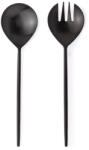 Bizzotto Set 2 linguri servire salata otel negru satinat Bronte 7x27, 1h; 7x27, 1h (0555426) Tacam