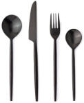 Bizzotto Set 16 tacamuri otel negru satinat Bronte 6, 5x17h; 7, 5x20, 1h; 7, 5x20, h; 8x24h (0555425) Tacam
