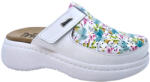 Dr Feet Saboti Dr Feet 21301 alb cu fluturasi - dama