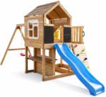 Ginger Home Голяма детска дървена къщичка за двор с люлки и активности