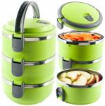 RETOO Uzsonnás Doboz 4 Szintes Étel Uzsonnás Doboz Leves Thermo XL (POJEMNIK TERMICZNY NA ZYWNOŚĆ JEDZENIE)