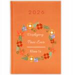 FunnyCase Könyvnaptár 2026 Köszönjük Az Asszonynak *név* Narancssárga Ajándék Minták (Kalendarz Pomarańczowy DZIĘKUJEMY PANI *IMIĘ*)