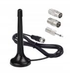  Univerzális Teleszkópos Álló Fm Antenna 4 Különböző Csatlakozóval Mágnes (015706400092)