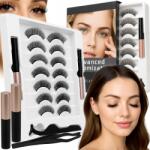 RETOO Fekete Mágneses Műszempilla Szett 7 Pár 2X Ailiner Csipesz (UR175)