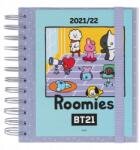  Iskolai naptár BT21 2021/2022 tervező kék (8435497253899)
