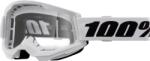  Ochelari cross atv 100% Strata 2 Junior White, lentila transparenta, culoare rama alb (26013508PE) - simoto