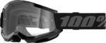  Ochelari cross atv 100% Strata 2 Black, lentila transparenta, culoare rama negru (26013478PE) - simoto