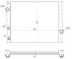 MTR Radiator, racire motor MTR 13054873 (13054873)