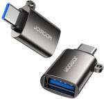 JOYROOM Адаптер Joyroom, USB 3.2 Gen 1 (мъжки) към USB Type C (женски), черен, (S-H151 Black) (S-H151 Black)