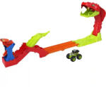Mattel Hot Wheels Monster Trucks kígyómarás pályaszett Bone Shaker autóval (JJN44) - morzsajatekbolt
