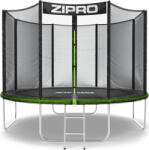ZIPRO Jump Pro 10FT Trambulin kerek, 312 cm, belső védőhálóval