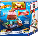 Mattel Set joc Hot Wheels City - Magazin de inghetata, cu carucior (HDR24)