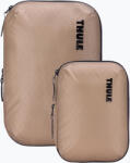 Thule Organizatoare Thule Compression Cube set gentle beige